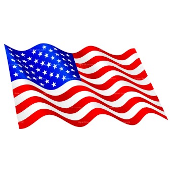 340x340 Usa Flag Clipart Group