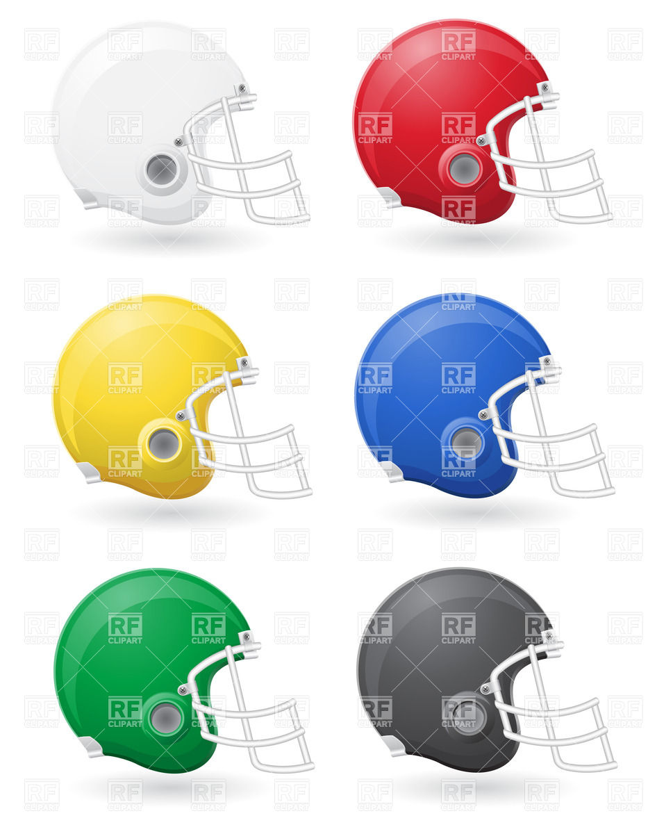933x1200 Set Of American Football Helmets Royalty Free Vector Clip Art