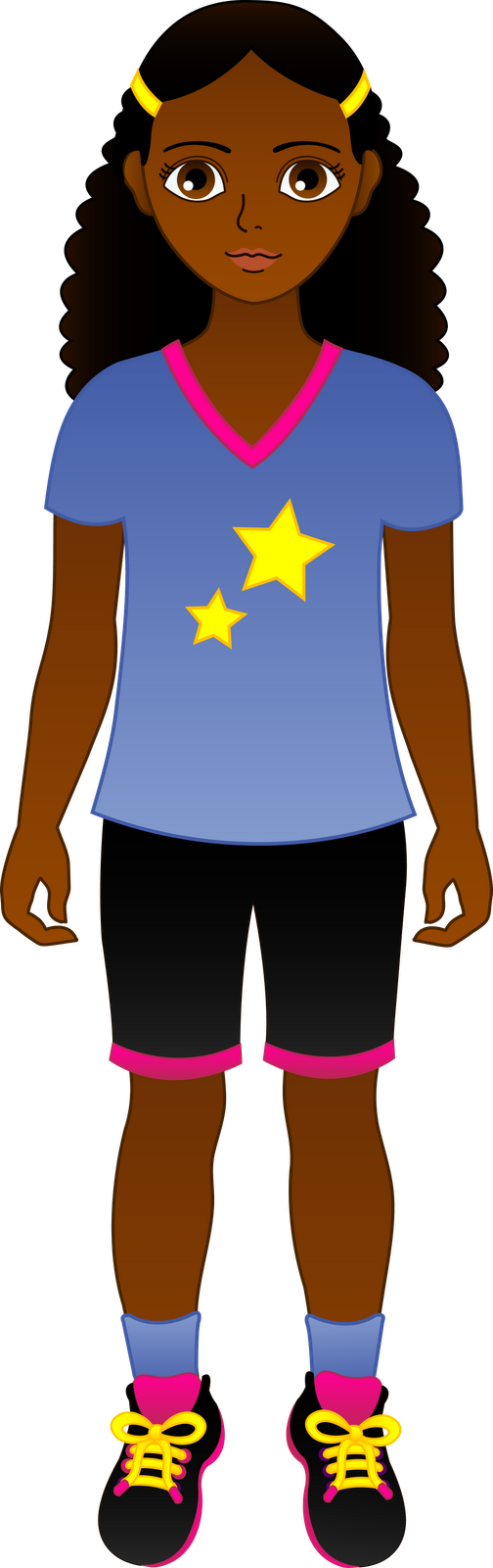 504x1600 Clipart Little Black Girl