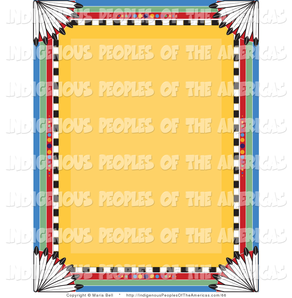 1024x1044 Native American Borders Clipart