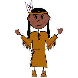 300x300 Native American Indian Clipart