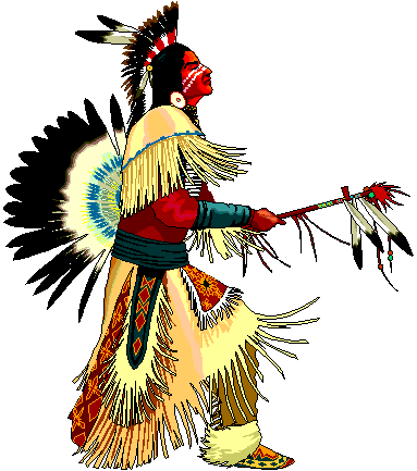 383x433 Native American Indian Clipart Vector Clip Art