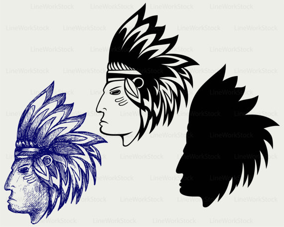 570x456 American Indian Svgmaya Clipartmaya Svgmaya Silhouettemaya