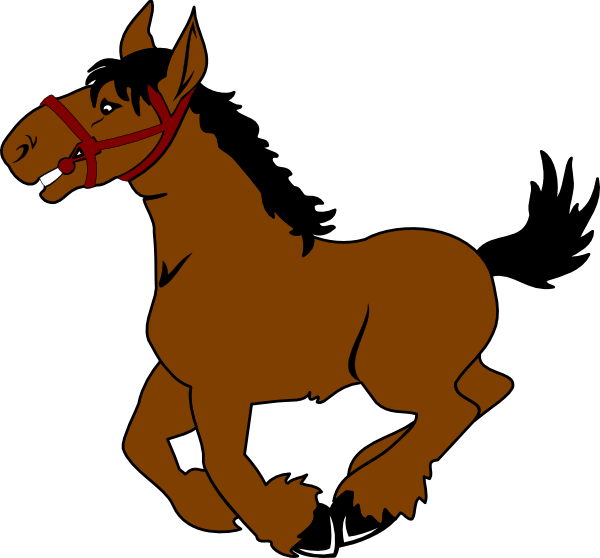 600x558 Cartoon Clipart Free Horse