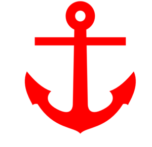 300x291 Red Anchor Clip Art