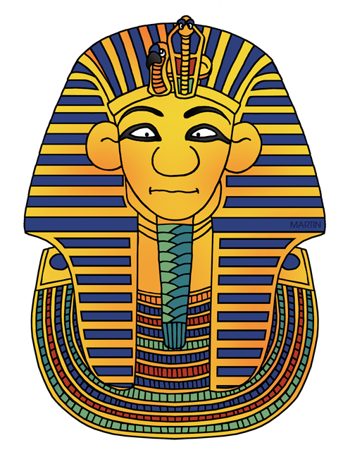 487x648 Ancient Egypt Clip Art By Phillip Martin, King Tut's Mask