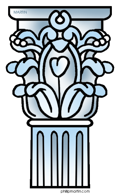 398x648 Greek Pillars Clip Art Clipart Collection