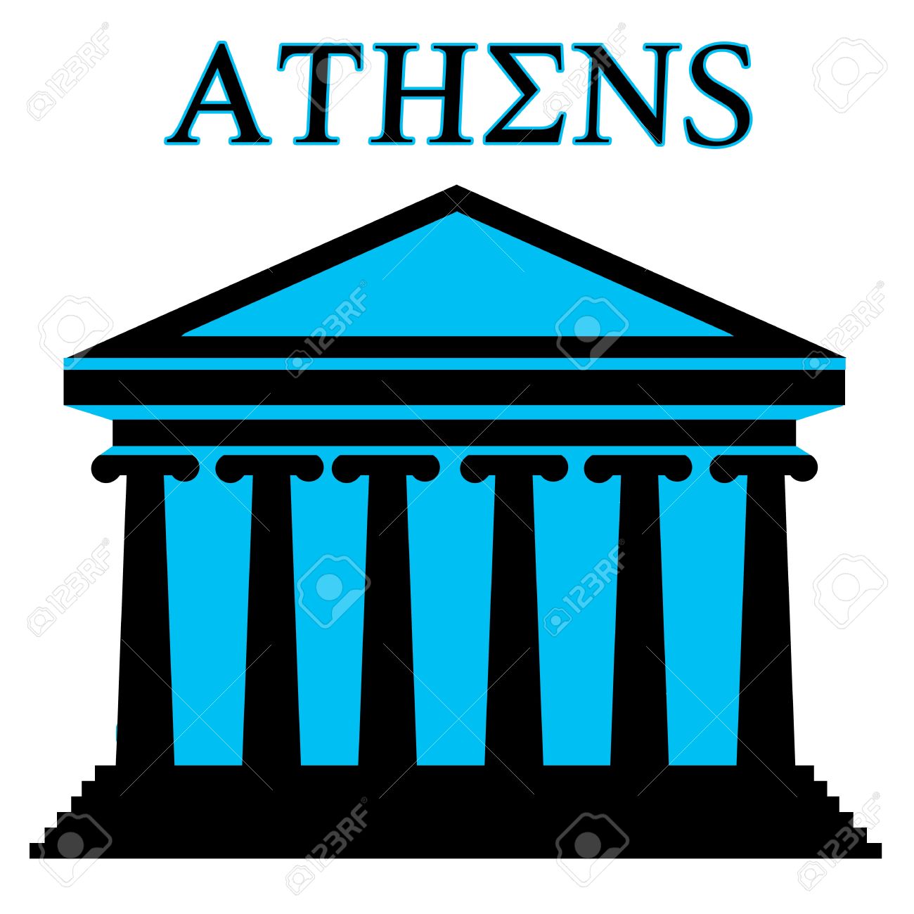 1300x1300 Ancient Clipart Acropolis