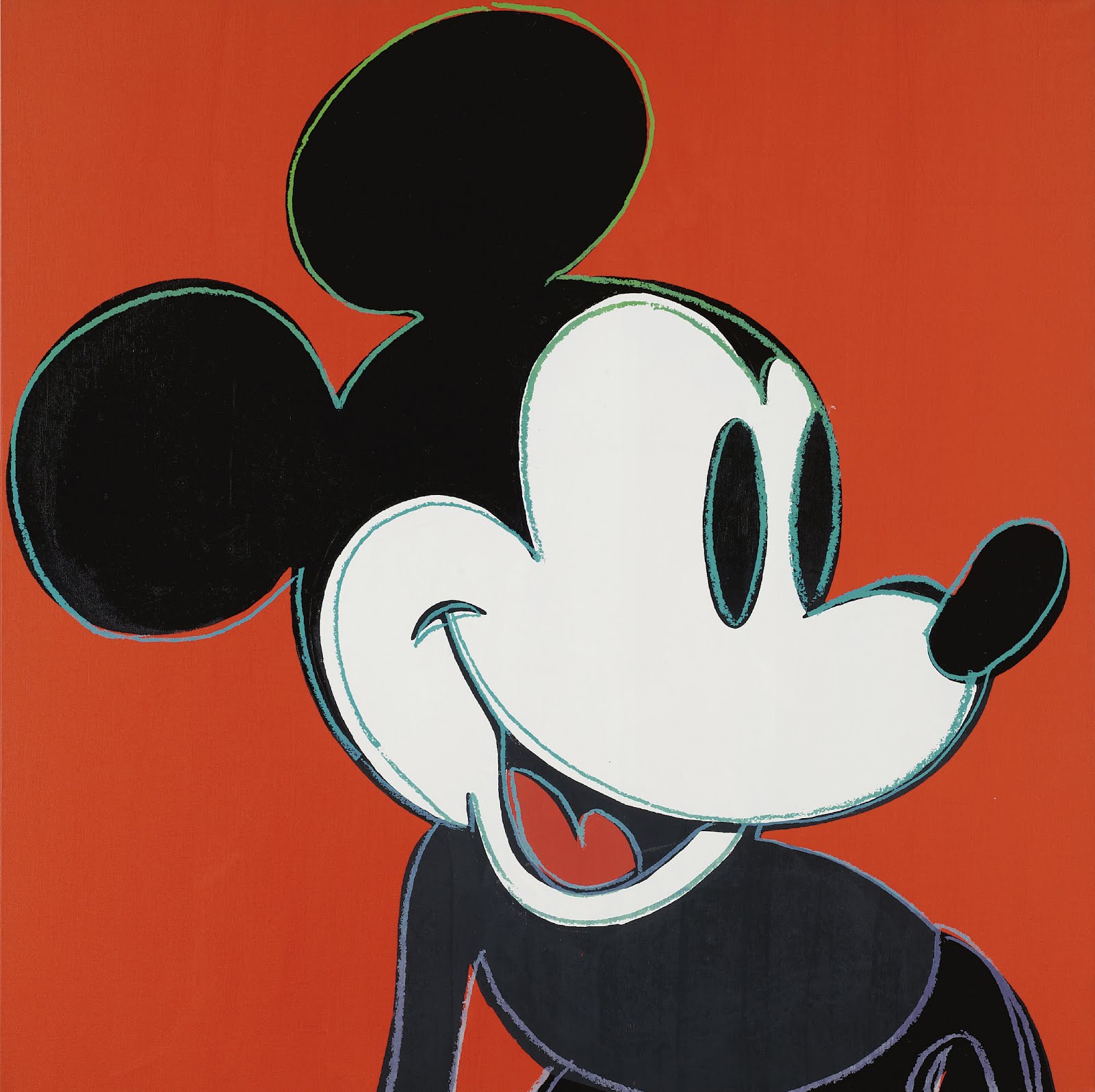 1600x1595 Andy Warhol Mickey Mouse Modern Design By