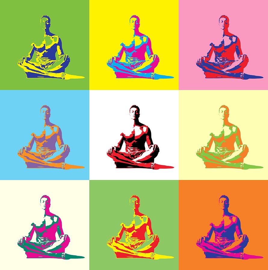 891x900 Athletic Man Andy Warhol Style Digital Art By Vadim Pavlov