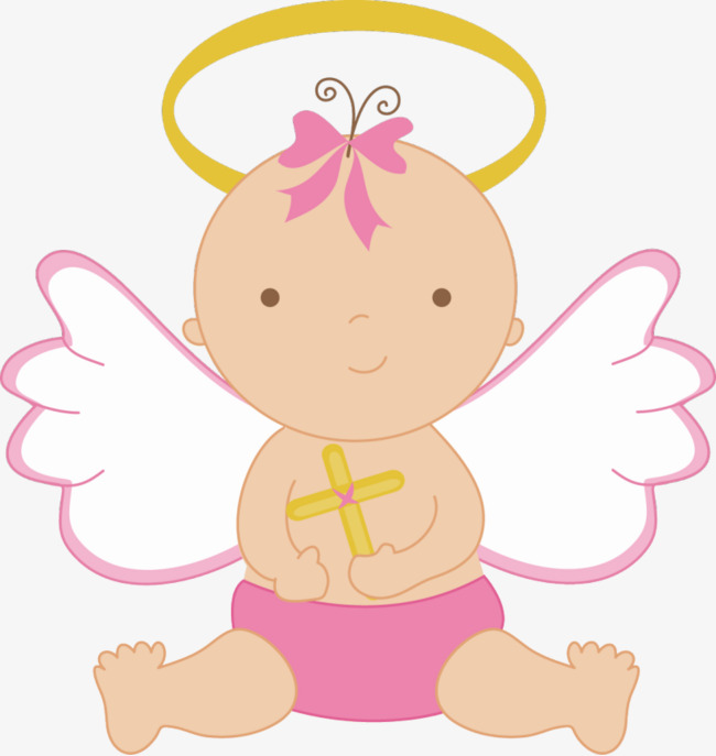 650x687 Angel Baby, Cross, Baby, Lovely Png Image And Clipart For Free