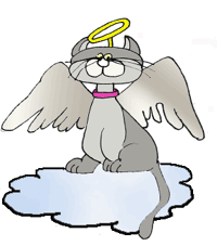 200x227 Cat Clipart Angel