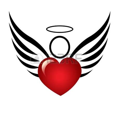 450x450 Heart Clipart Angel