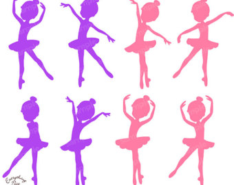 340x270 Ballerina Clipart Pink Silhouette Free Collection Download