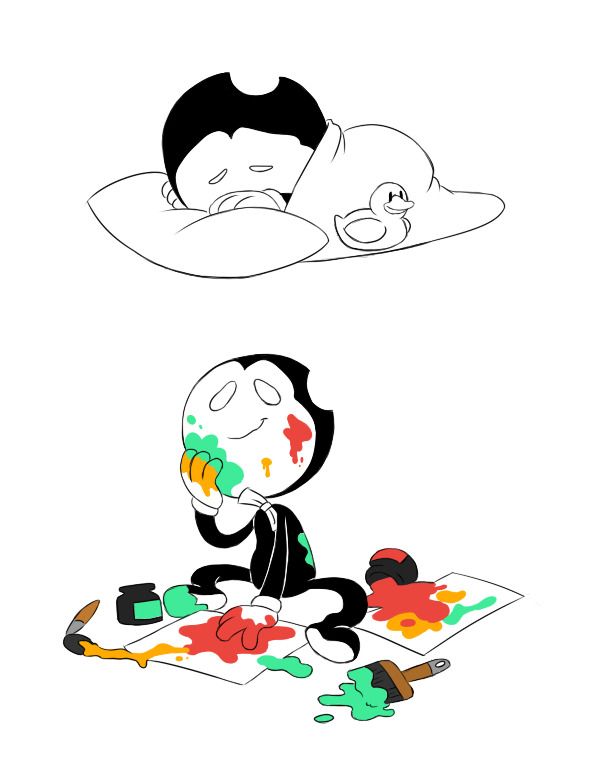 590x776 Little Demon Angel Batim Videogames