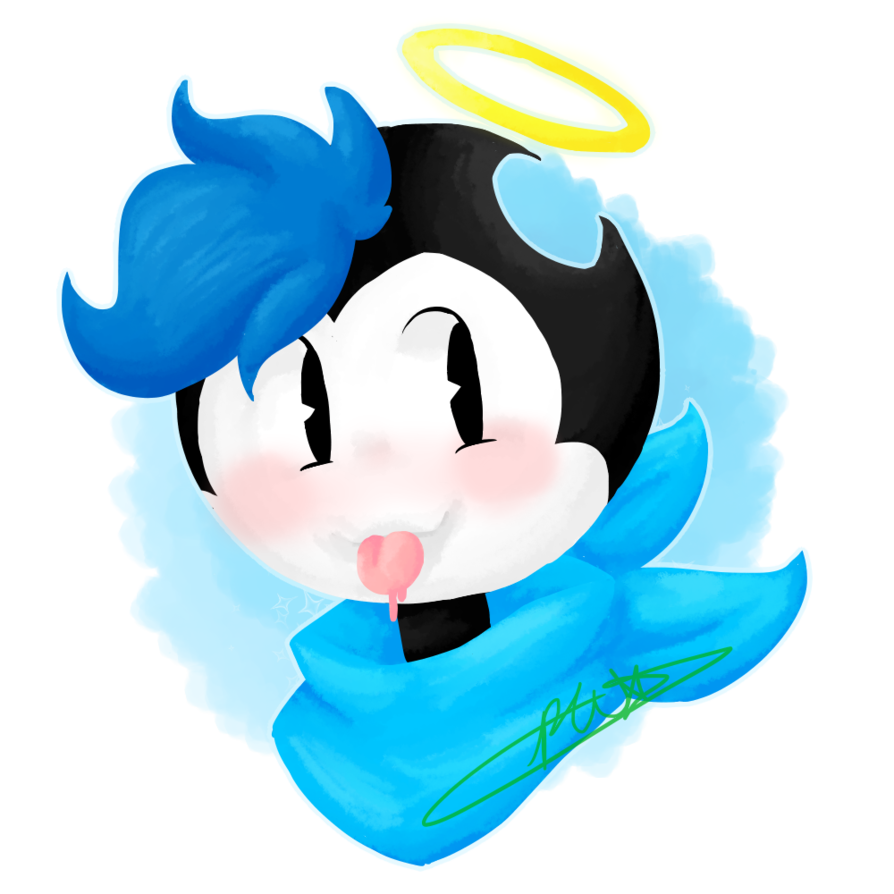 894x894 Zendy The Half Angel Demon By Penwingstar