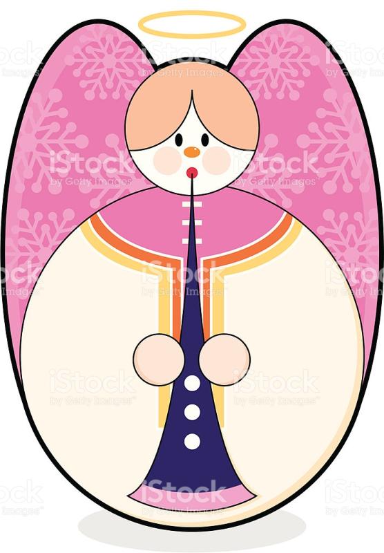 556x800 Herald Angels Clipart