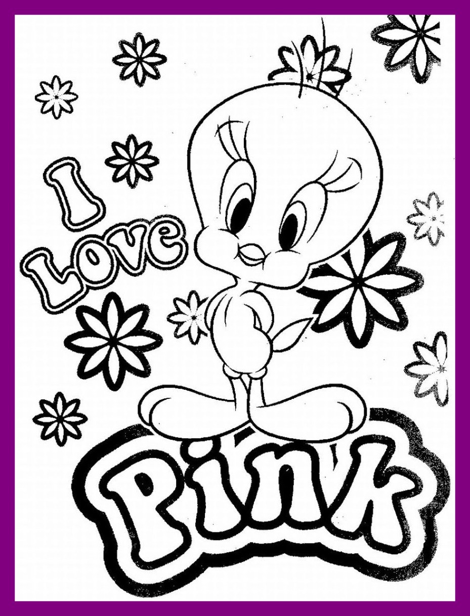 929x1217 The Best Printable Coloring Pages For Tweety Bird Picture