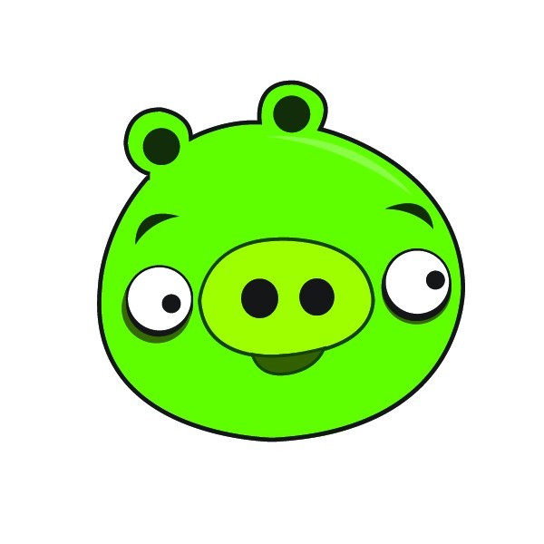 600x600 Angry Birds Pig Clipart
