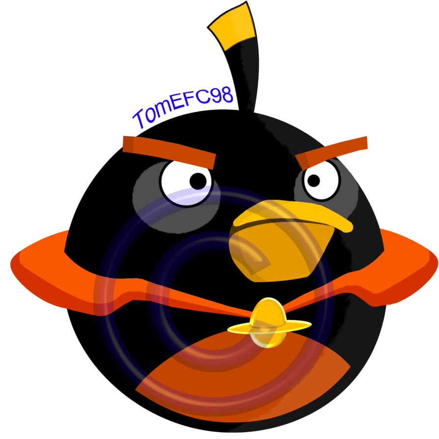 894x894 Angry Birds Black Bird Space [Super High Quality] By Tomefc98