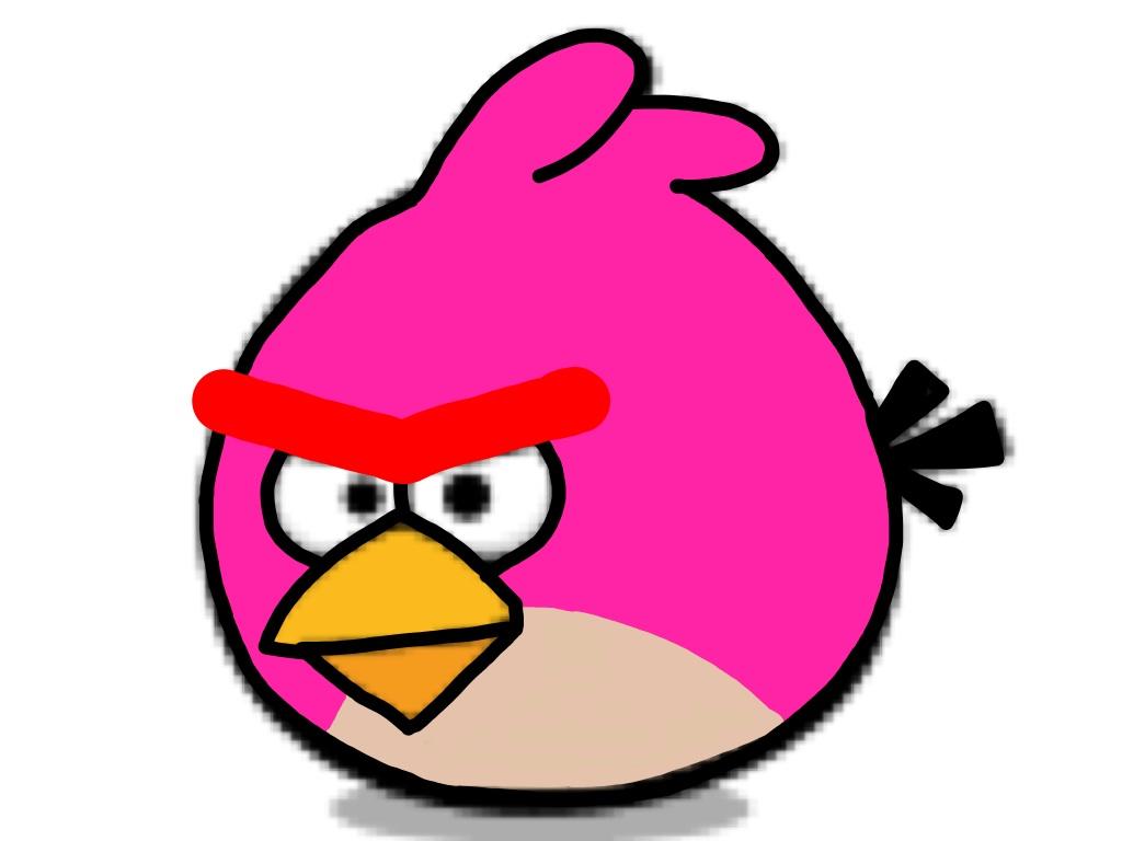 1024x768 Superb Angry Birds Clipart Stella Star Wars Clip Art Bird