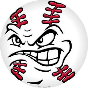 348x348 Angry Baseball Clipart