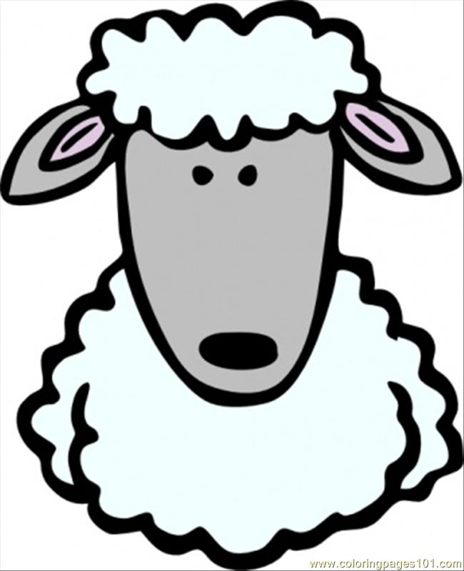 650x800 Farm Animals Head Clipart