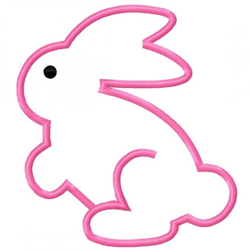 800x800 Important Bunny Rabbit Outline Of A Free Download Clip Art