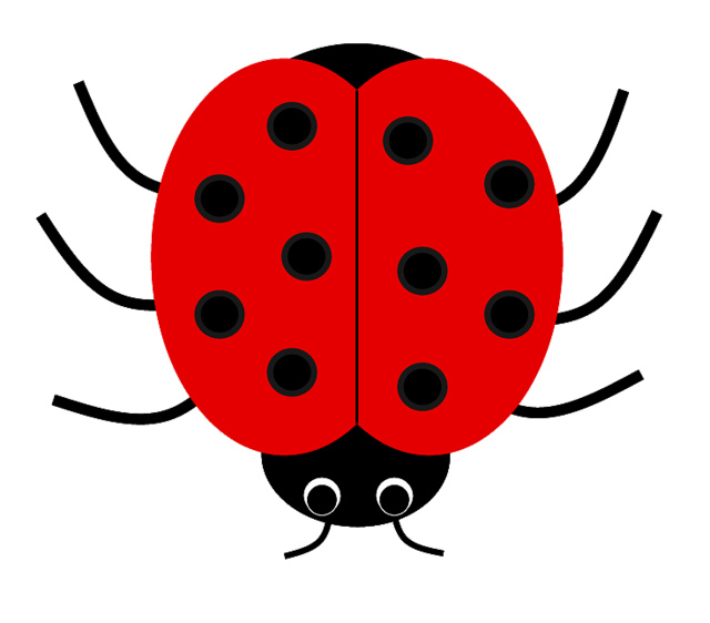 640x562 Photos Of Ladybug Outline Template Free Clip Art 3