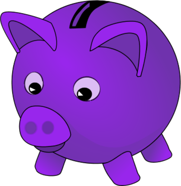 600x617 Piggy Bank Clip Art