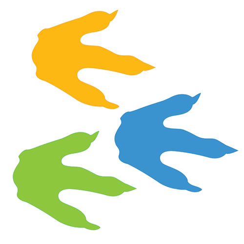 500x500 Collection Of Dinosaur Tracks Clipart High Quality, Free