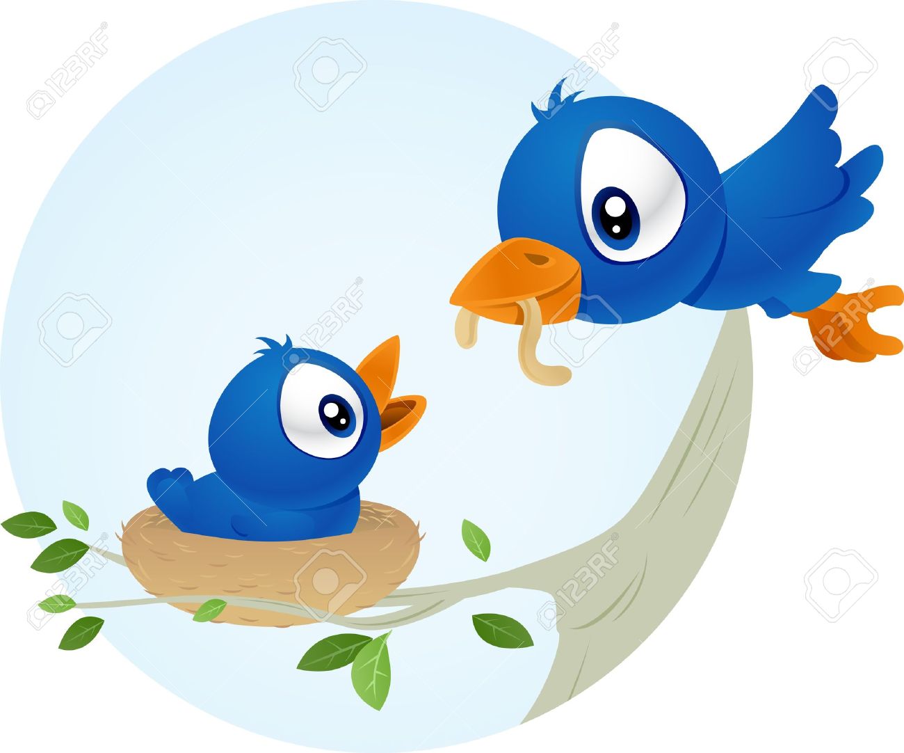 1300x1082 Bird Clipart Mother And Baby