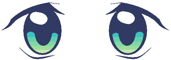572x203 Big Cartoon Eyes Desktop Backgrounds