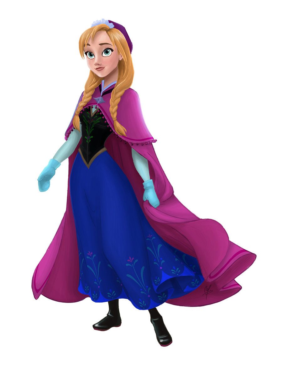 900x1180 Anna Princess Clip Art