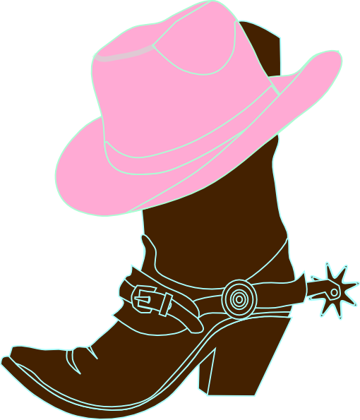 510x595 Boots Clipart Cowgirl Birthday