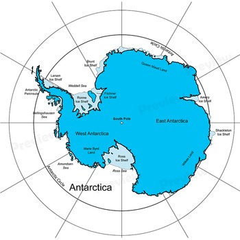 350x350 Antarctica Maps Clip Art Map Set By Maps Of The World Tpt