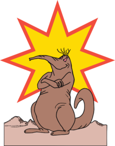 237x300 Proud Anteater Clip Art