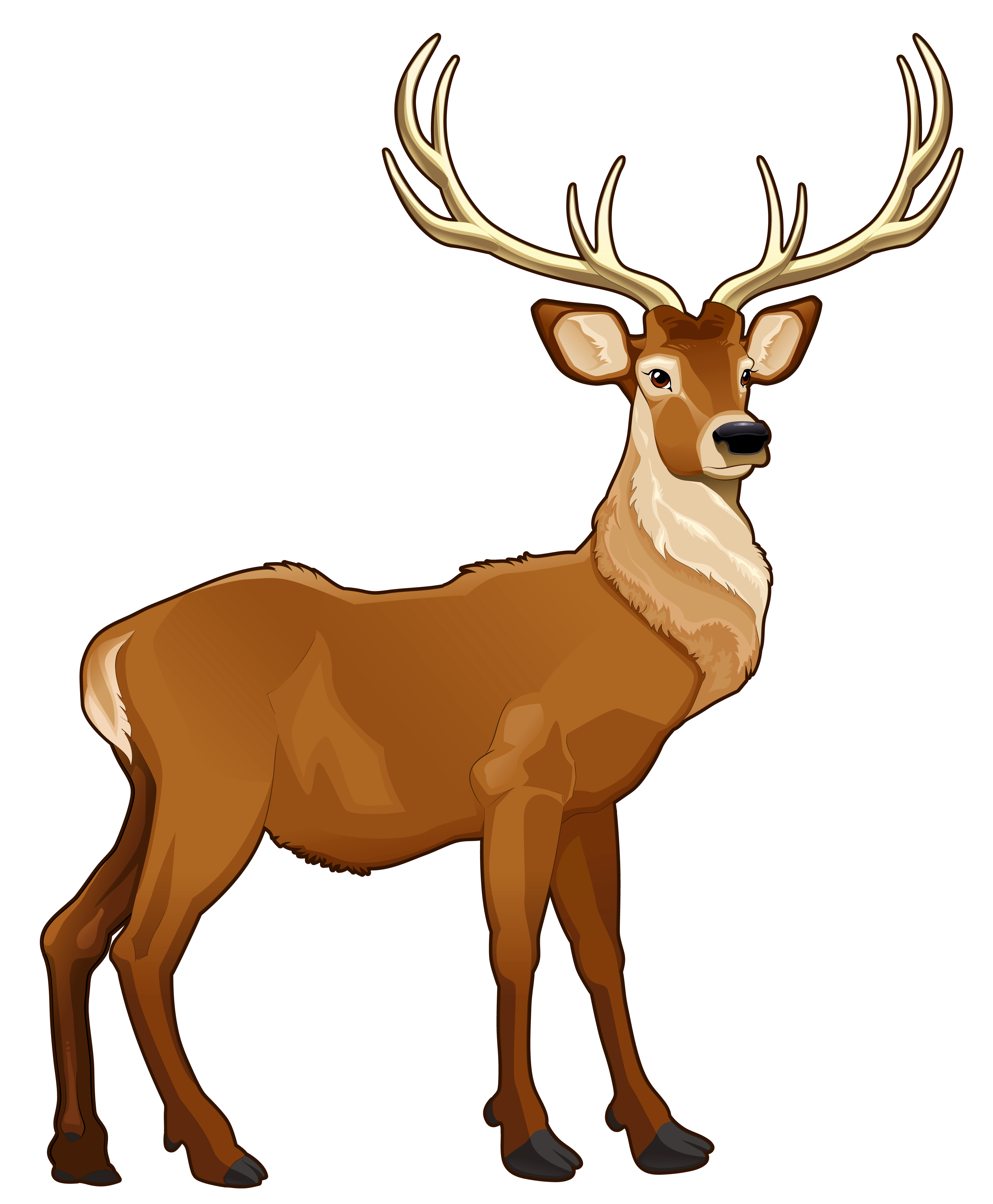 3438x4168 Best Reindeer Clipart