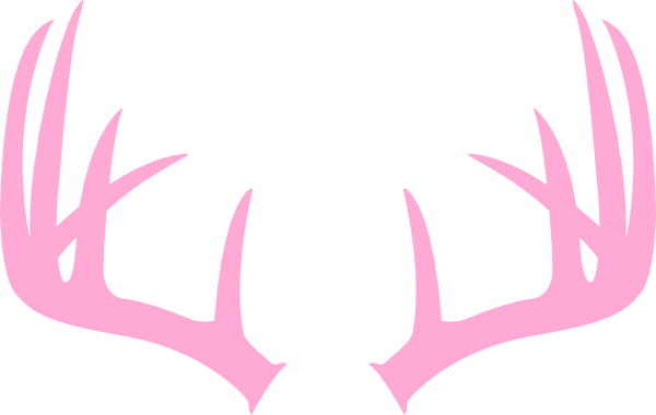 600x380 Pink Deer Antler Clip Art