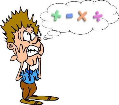 381x336 Math Anxiety Clipart