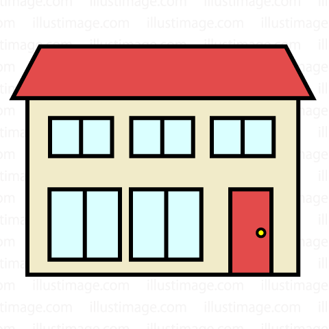 480x480 Free Two Story House Clip Art Cartoon Amp Clipart