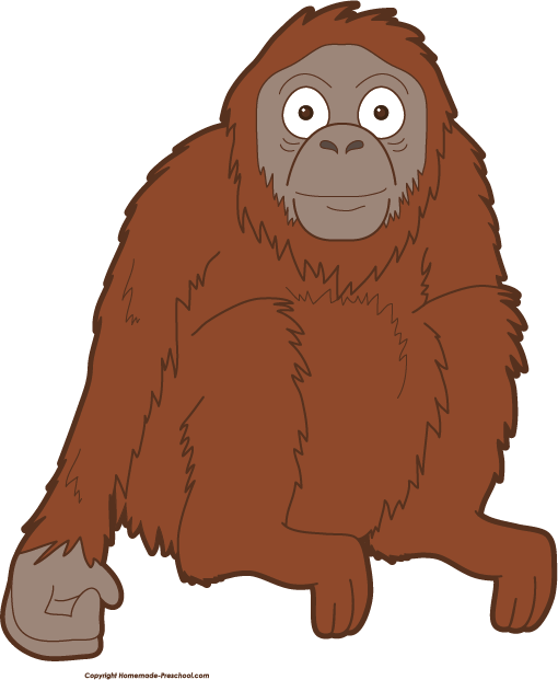 510x621 Free Monkey Clipart