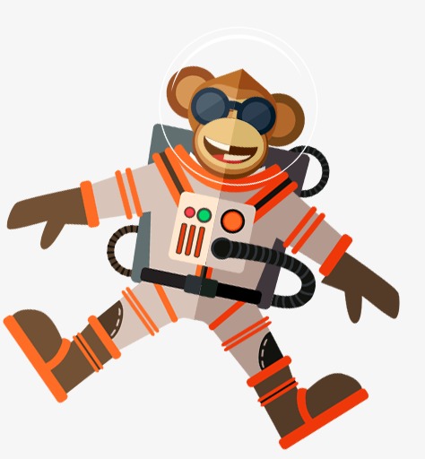 474x512 Space Ape, Ape, Cartoon, Lovely Png Image And Clipart For Free