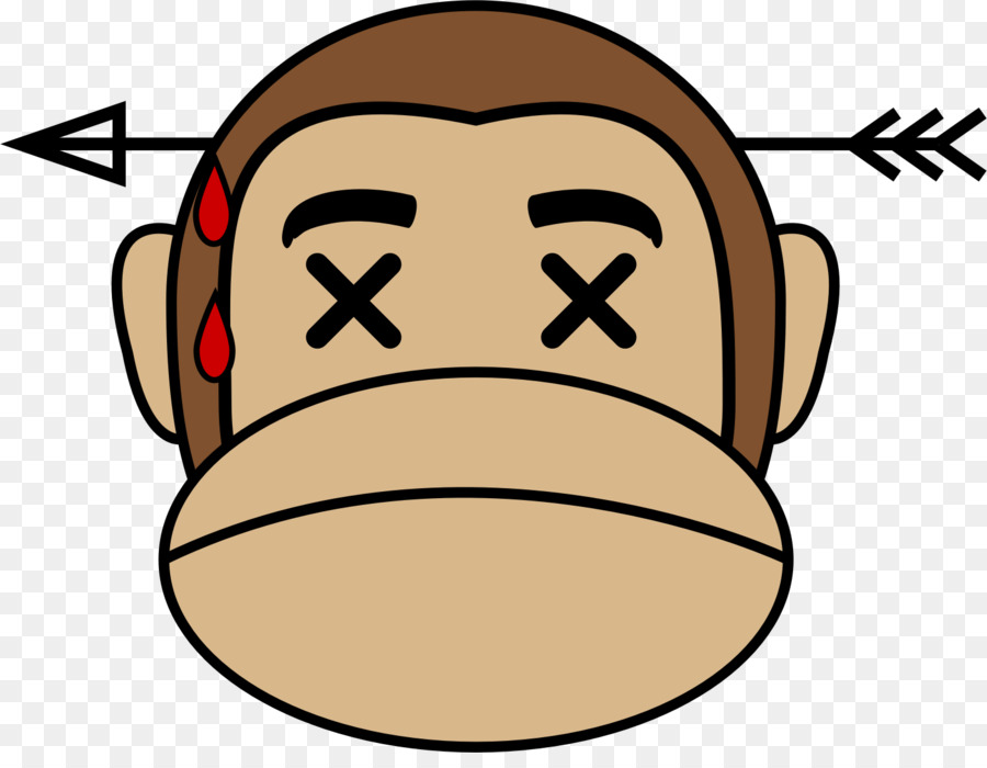 900x700 Ape Emoji Monkey Clip Art