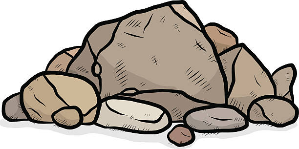 612x305 Clip Art Of Rocks Clipart Collection