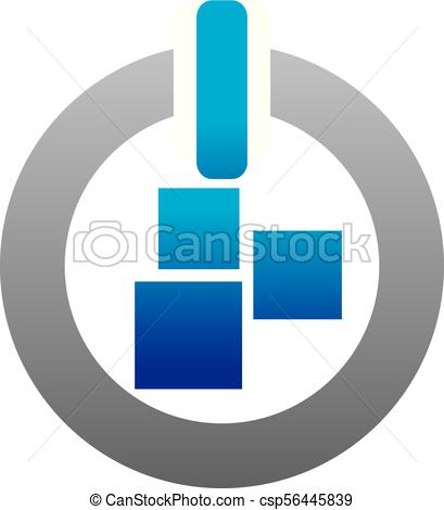 409x470 Power Button App Template Vectors