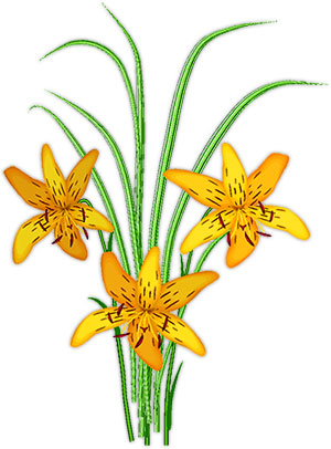300x406 Animated Blooming Flower Clip Art