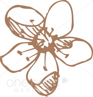 373x388 Apple Blossom Clipart Wedding Accents