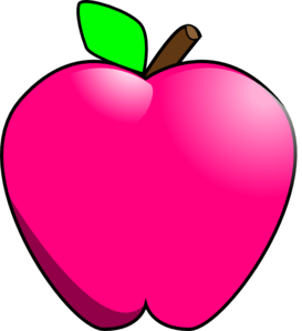 273x299 Magenta Apple Clip Art