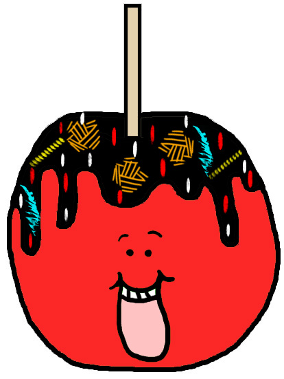 414x551 Candy Apple Clipart